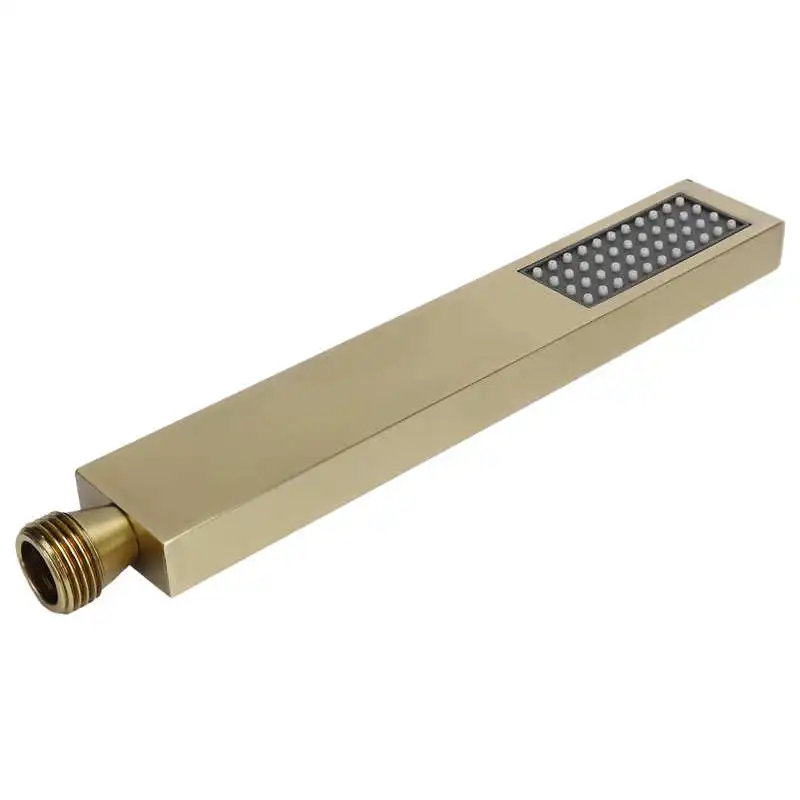 

Faucet Replacement Water Bubbler Aerator /2 Flat Shape Shower Head HandHeld Full Copper Shower Sprayer for