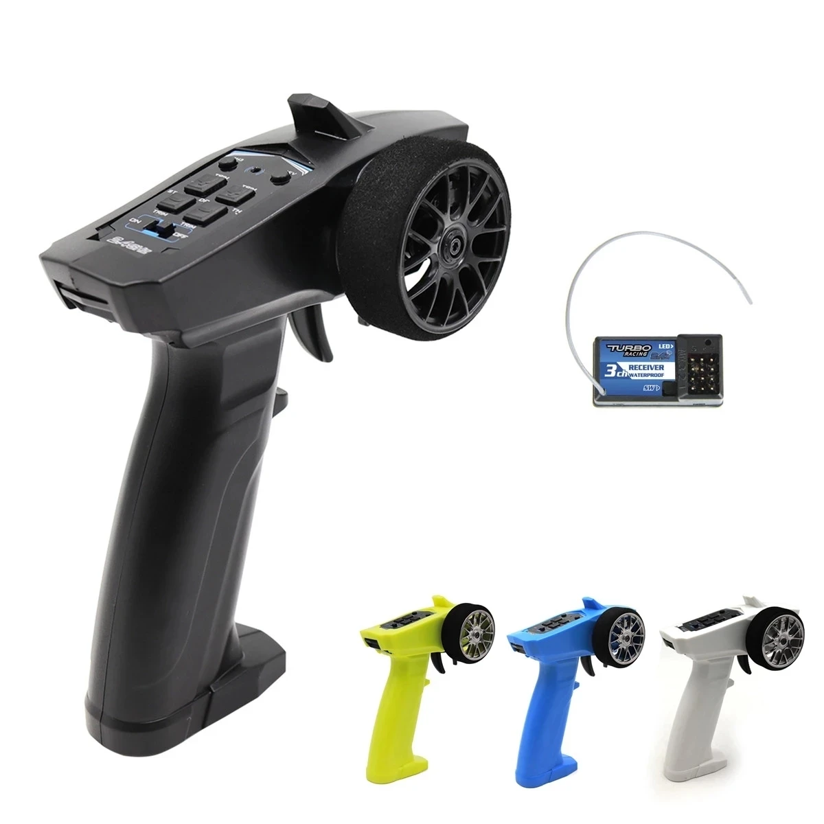 

TURBO 91803g 91803G-VT 2,4 ghz 3CH 3 kanal Radio systeem Zender Controller afstandsbediening erfüllt Ontvanger voor RC Auto boot