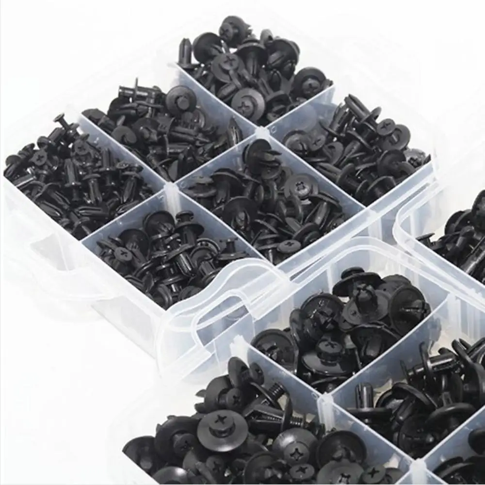 

620Pcs Boxed Buckle 16 Kinds Of Car Bumper Repair Kit Fasteners Expansion Screw Clip Buckle Snap Accessories