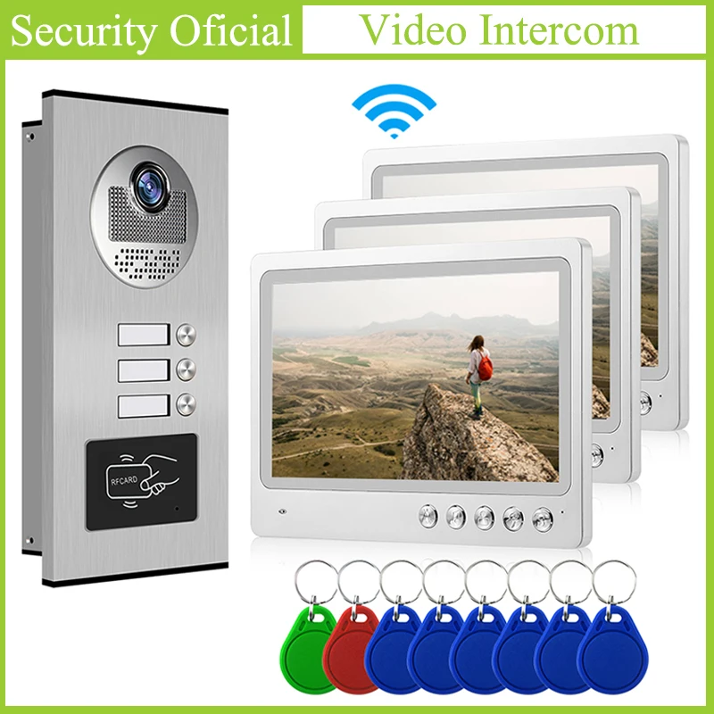 Система видеодомофона 1V3 система с дистанционным управлением через приложение