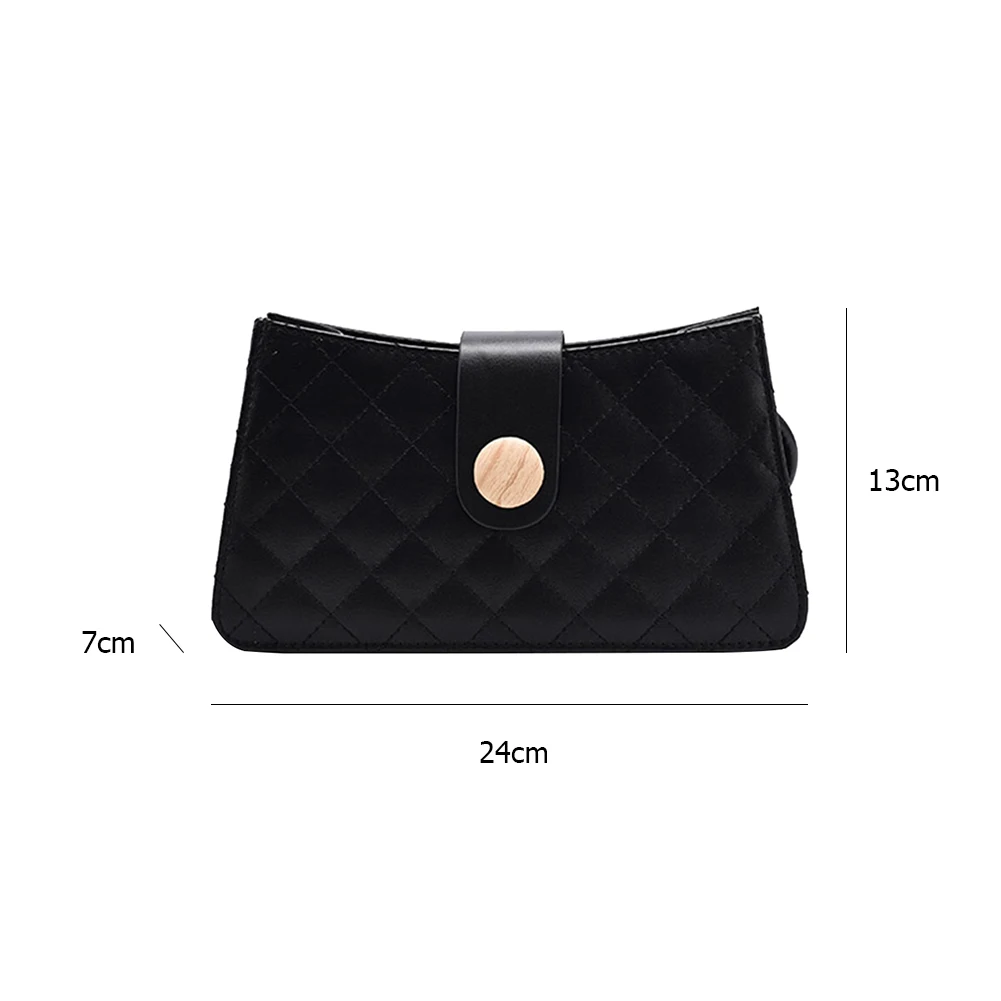 

Portable Solid Flap Messenger Bag Casual Women PU Leather Zipper Shoulder Money Square Bag Street Travel Top-handle Handbag 2021