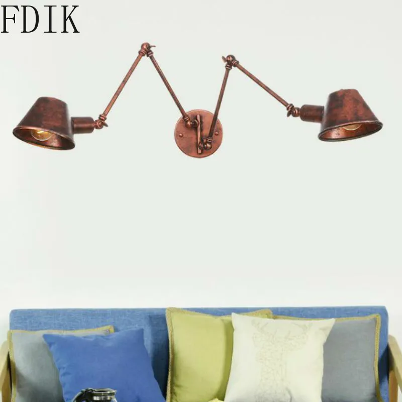Светильник Настенный Железный в стиле ретро для бара кофейни | Лампы и освещение