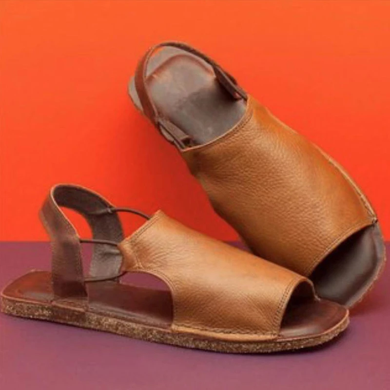 Летняя женская обувь для прогулок женские сандалии пляжные из искусственной