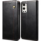 Кожаный чехол для Oneplus 9 Pro 8T, ретро Чехол-кошелек с откидной крышкой и магнитной застежкой, чехол для телефона Oneplus Nord 10 100, чехол-подставка