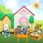 1: 12 миниатюрная мебель для лесных животных, кукольный дом, аксессуары для кукол, куклы для девочек, модель детских игр, аксессуары для кукольного домика