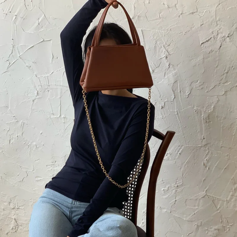 Новая Модная Портативная сумка мессенджер на цепочке через плечо шикарная