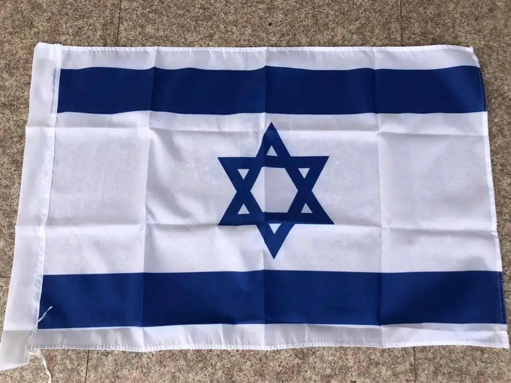 Frete grátis! Aerlxemrbrae bandeira de israel 3*5 pés. Bandeiras grandes do poliéster flag.90 * 150cm banners Bandeira isreal | Дом и сад