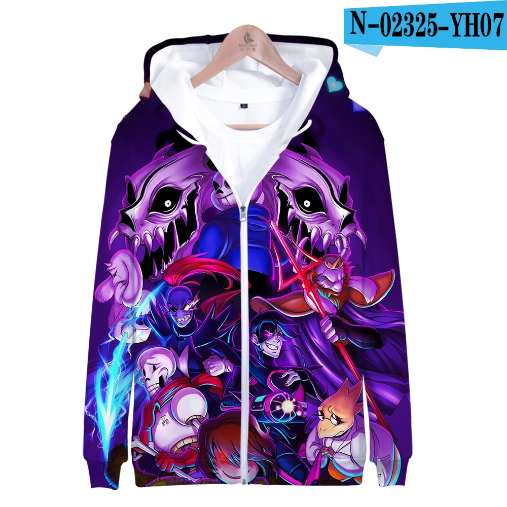 Undertale Sans Толстовка Мужская/Женская мода осень и зима видеоигра 3D Повседневный пуловер для колледжа Толстовка - Цвет: Коричневый