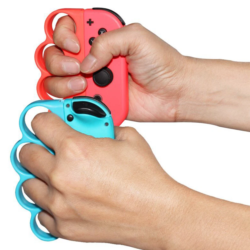 

1 пара для контроллера Nintendo Switch Joy Con, захваты для пальцев, левый/правый для фитнеса, боксерская игра, захват, чехол, ручной держатель Grap