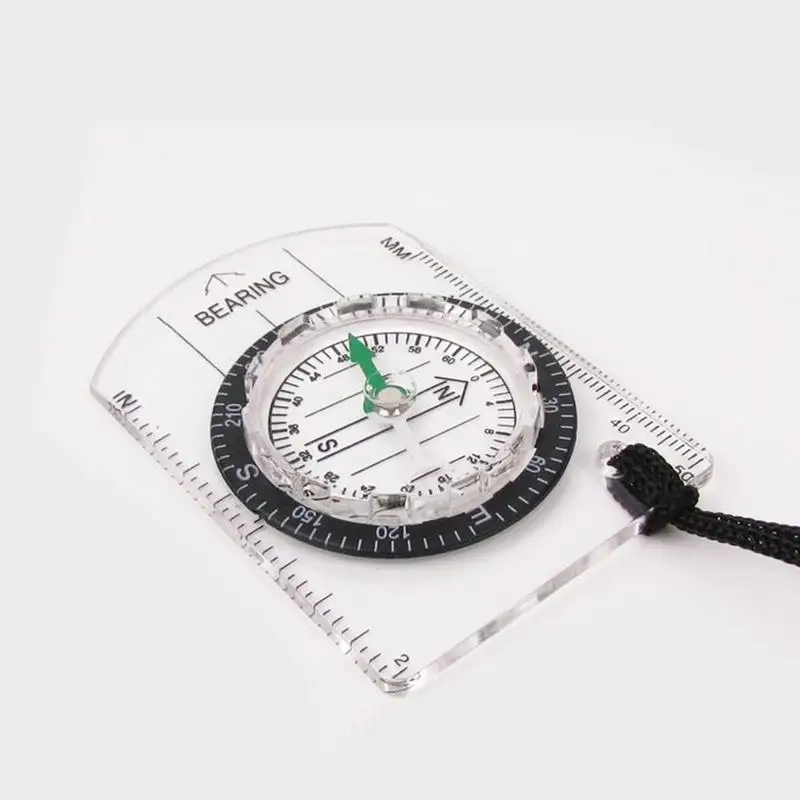 

Professional Mini Compass Map Scale Ruler Multifunctional Camping Compass Survival Hiking Accessories Equipment Outd W2G1 H W5E3