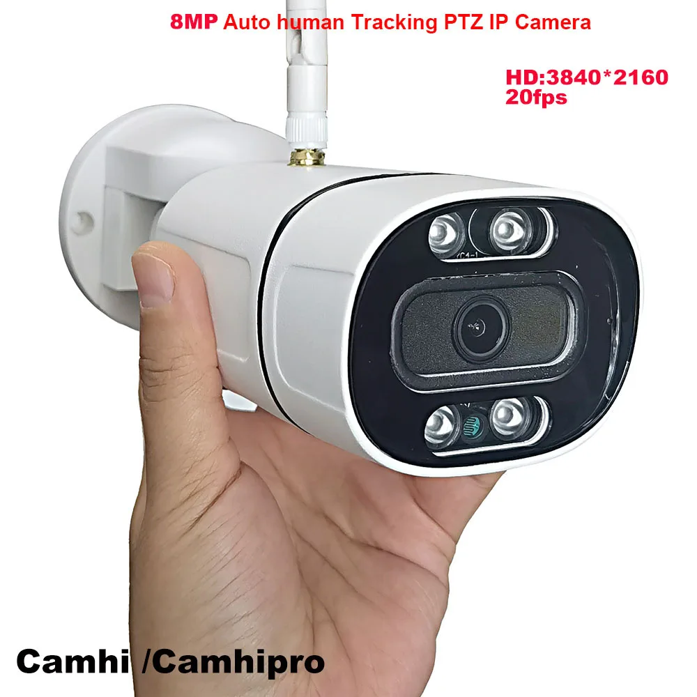 IP-камера CamHi 8 Мп 4K Wi-Fi PTZ | Безопасность и защита