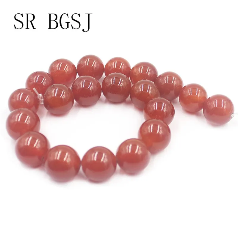 Free Shipping 6 8 10 12 14 16 20mm Red Agat Onyx Gems Genuine Natural Round Beads Stone DIY Strand 15&quot | Украшения и