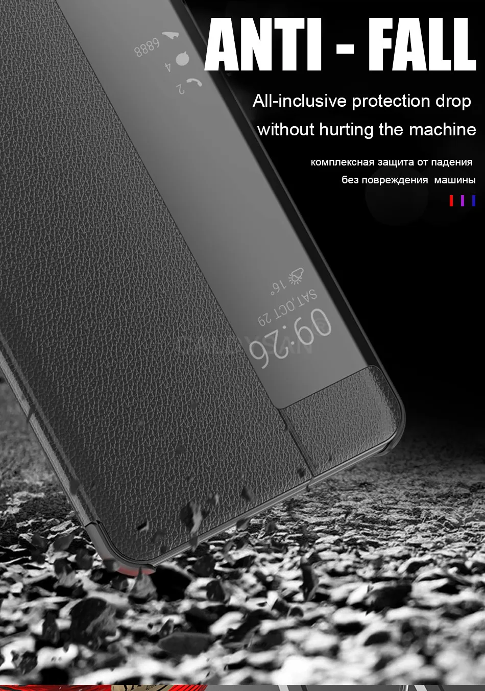 Роскошный кожаный флип-чехол для samsung Galaxy S7Edge S9 S8 S10 Plus, противоударный чехол для телефона A7 Smart View