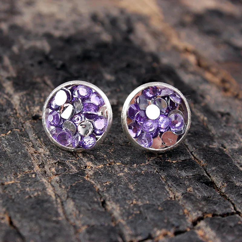 

Bohemia Bobo Natural Stone Stud Earrings Dance Party Shine Accessories Gold Earrings for Women Indian Jewelry Aritos De Mujer