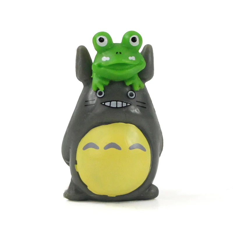 

8pcs 12pcs Totoro Figurine Anime Hayao Miyazaki My Neighbor Totoro Q Ver. Mini Model Toy Doll Gift for Kids