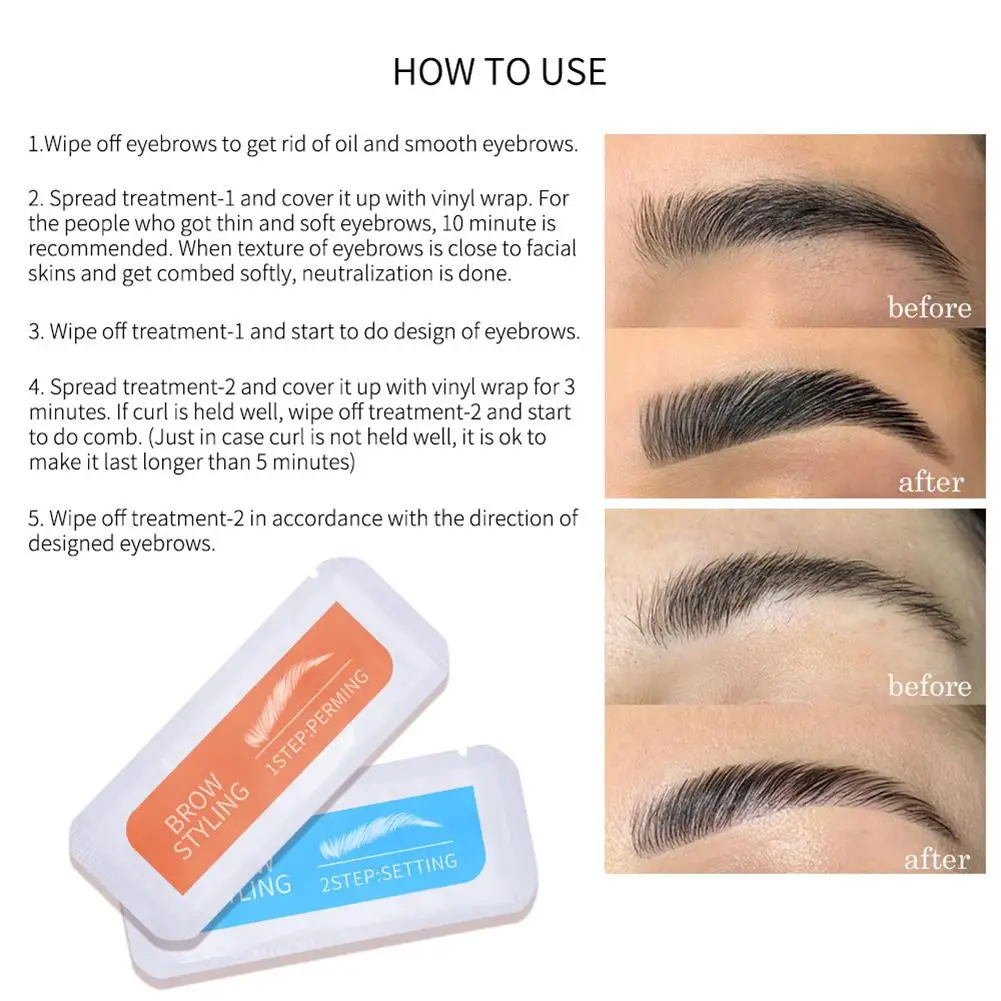 Профессиональная тушь для ресниц набор ламинации бровей подтяжки