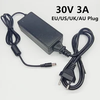 30v 3a 30v3a ac dc adapter switching power supply 30 volt universal converter adaptador eu us uk au plug 5 5x2 5mm