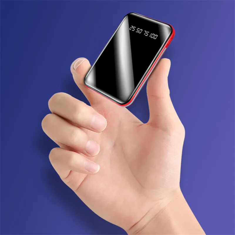 10000mah power bank portable phone fast charger digital display usb charging external battery pack for samsung xiaomi iphone free global shipping