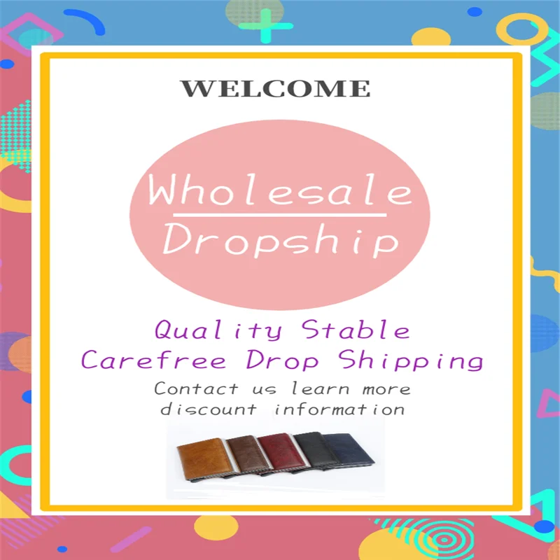 Мужской кредитный держатель для карт s чехол визиток модный автоматический RFID