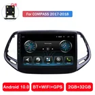 Авторадио Android 10 автомобильный мультимедийный плеер для Jeep Compass 2017 2018 головное устройство аудио стерео навигация Сенсорный экран Mirror Link