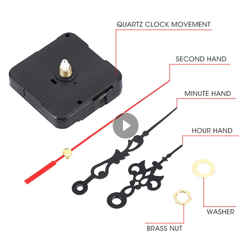 

Quartz Clock Movement Mechanism DIY Ilent Wall Clock Repair Movement Hands Clockwork Clock Repair Replacement Accessories