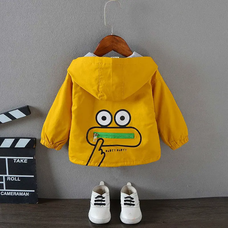 

Spring Children Coat Autumn Kids Jacket Boys Outerwear Coats Active toddler Boy girls Windbreaker Baby Clothes Clothing 2-8y