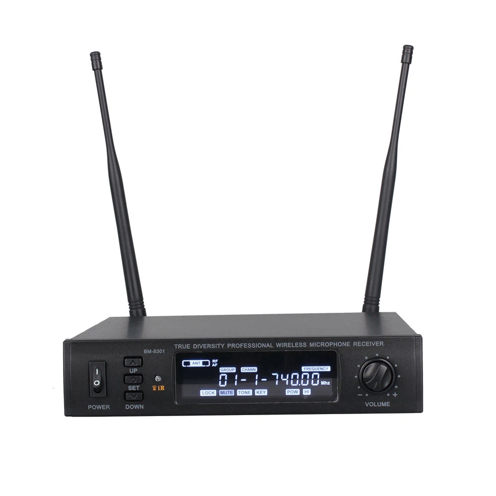 Беспроводной микрофон UHF один для сцены прямых трансляций конференц зала караоке