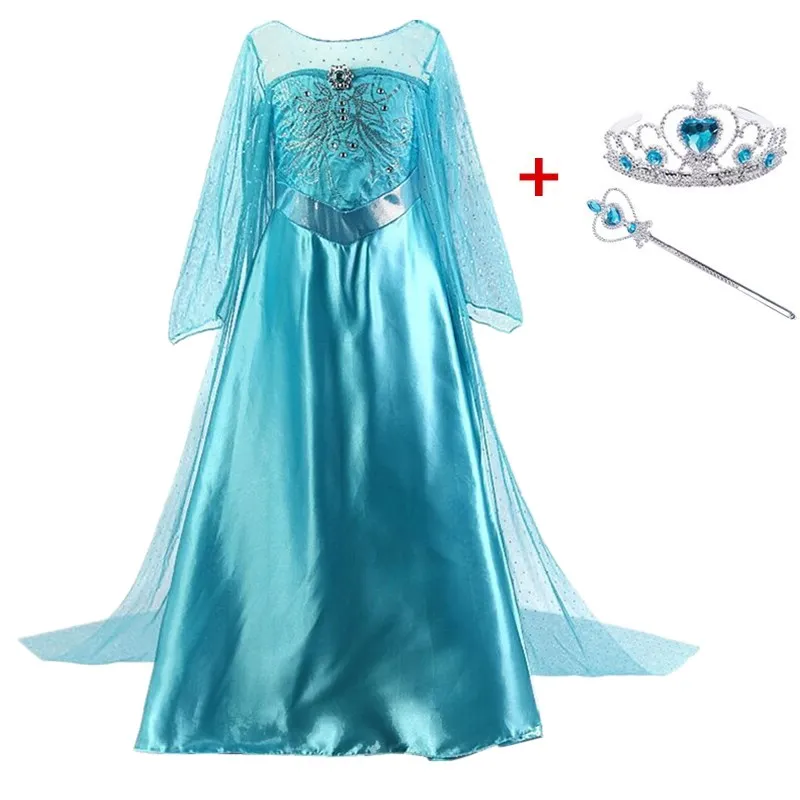 Платье Королевы для девочек косплей костюм принцессы платье детвечерние
