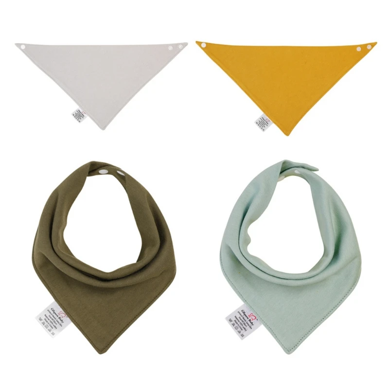 

Baby Newborn Feeding Bibs Soft Cotton Saliva Towel Toddler Triangle Scarf Bandana Newborn Burp Cloth Shower Gifts D0AF