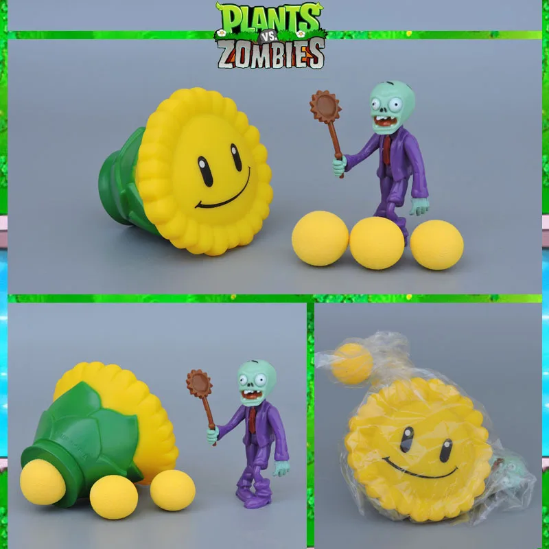 Plants VS Zombies мягкие пули трансмиттер фигурки кукла Детский Рождественский подарок