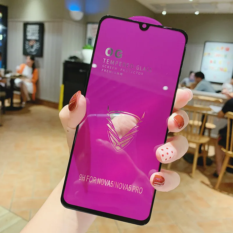 Большой закаленное стекло для huawei Y9 Y6 Y7 Prime honor 20 8X Nova 5 защитный Стекло Y5 Y7 Y9 Prime Экран протектор