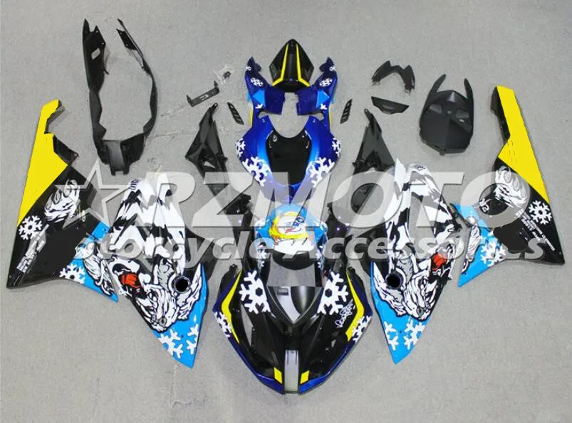 

Новый ABS литья под давлением Полный обтекатели комплект подходит для BMW S1000RR Hp4 2015 2016 15 16 Кузов Набор на заказ Прохладный