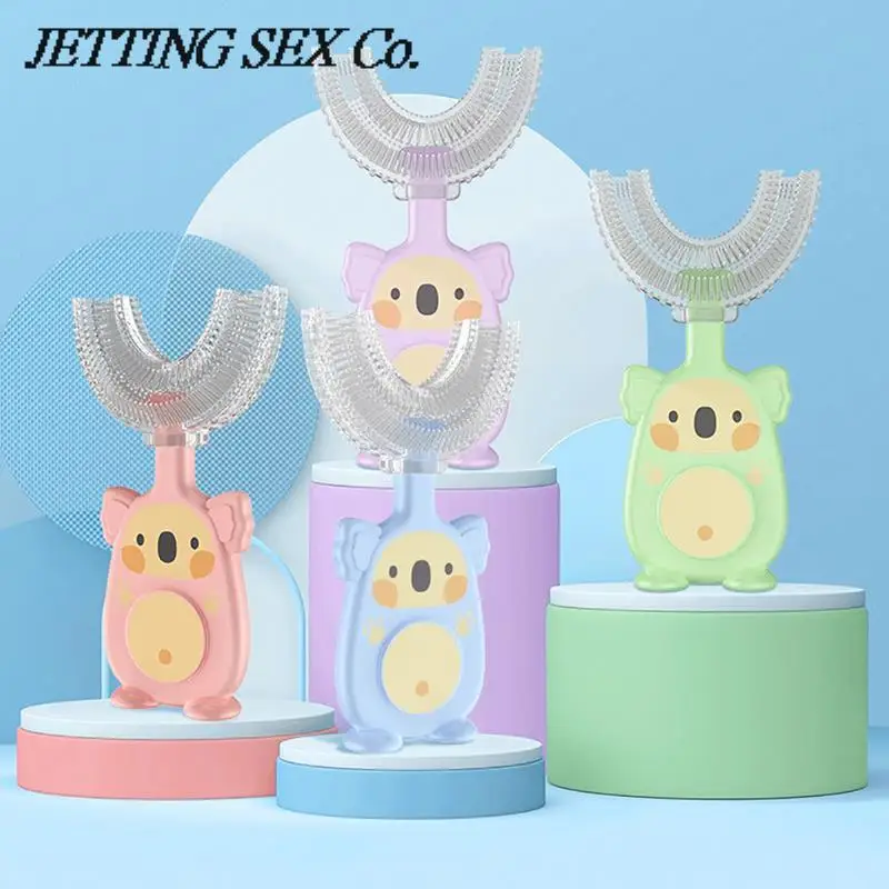 

Baby toothbrush oral care cleaning brush soft Silicone teethers baby toothbrush