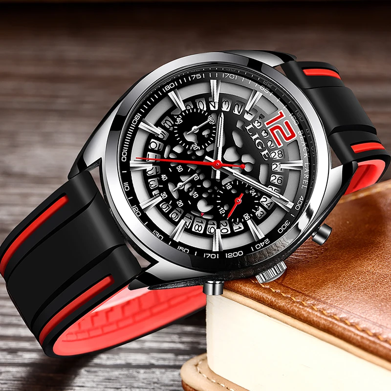 2019 полые мужские s часы лучший бренд класса люкс силиконовые ремешок военные