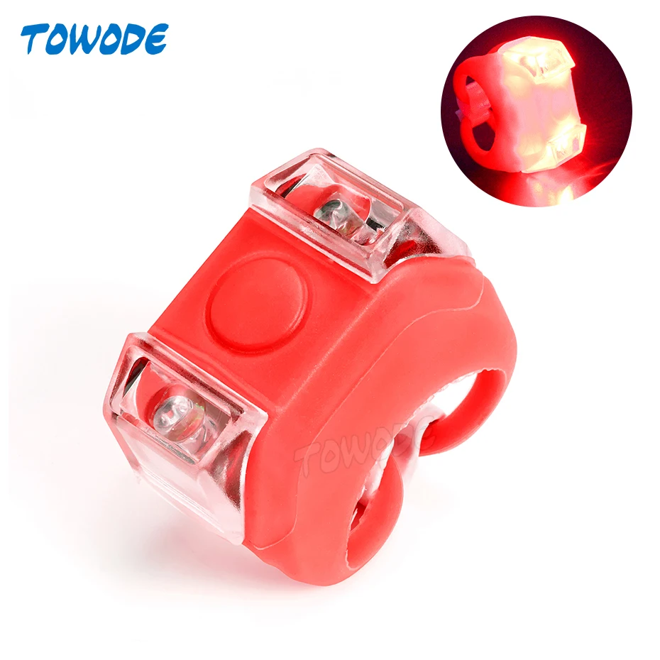 Велосипедный Водонепроницаемый двойной светодиодный светильник с хвостом