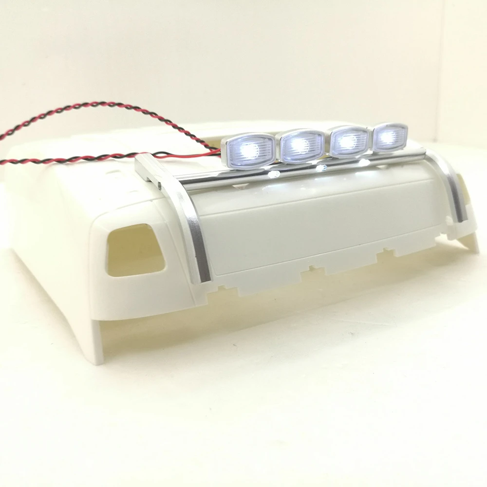 All Metal CNC Aluminum Alloy LED Dome Light Spotlight For 1/14 Tamiya RC Truck Volvo 56360 F16 | Игрушки и хобби