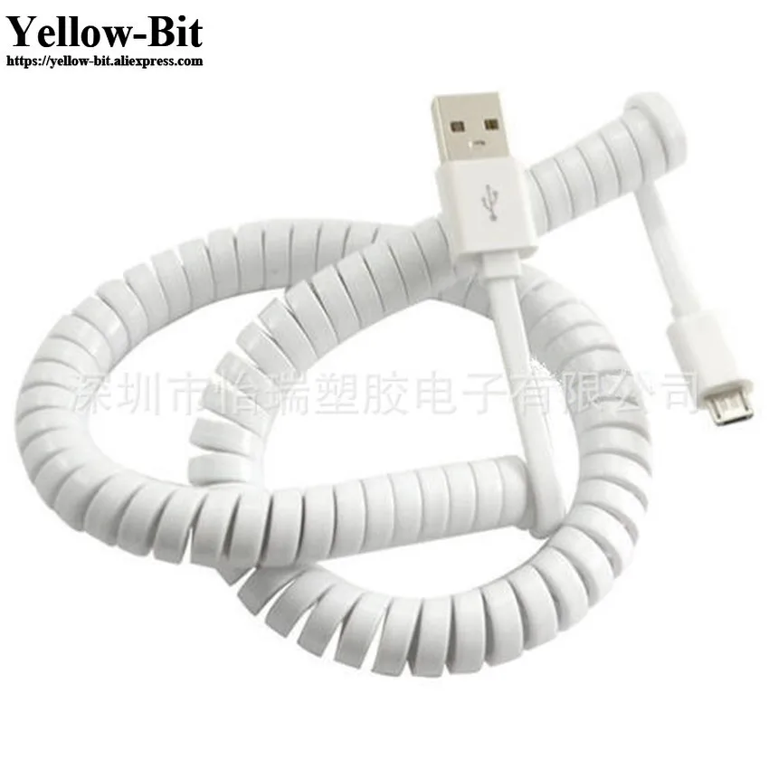 Спиральный Кабель USB 2 0 Micro 5pin к / Mini A штекер мужчине M/M зарядный кабель для