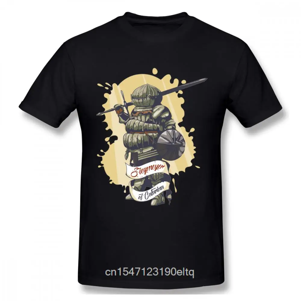 

Dark Soul 2 Game Onion Knight Footbanner Tee Shirt Men's Quality Print Graphic Homme T Shirt Wholesale