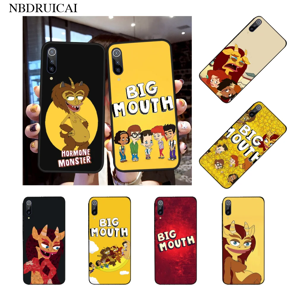 NBDRUICAI большой рот ТПУ Мягкий силиконовый чехол для телефона Xiaomi 8 9 se 5X Redmi 6pro 6A 4X 7