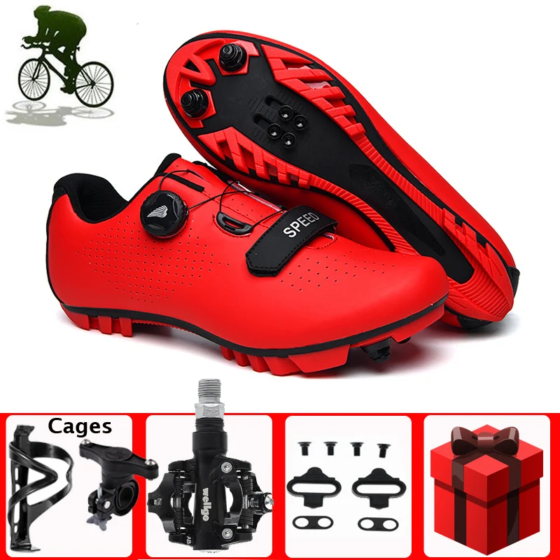 

Cycling Sneaker Mtb Flat Footwear Mountain Bicycle Racing Bike Sapatilha Ciclismo Man Women Spd Male Road Triathlon Bicicleta