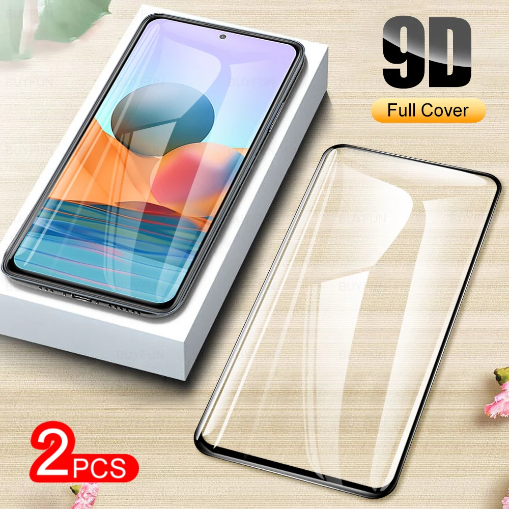 

9h redmy note 10 pro glass tempered glasses for xiaomi redmi note 10 s 10s note10 pro max glas hd screen protectors film 2pcs