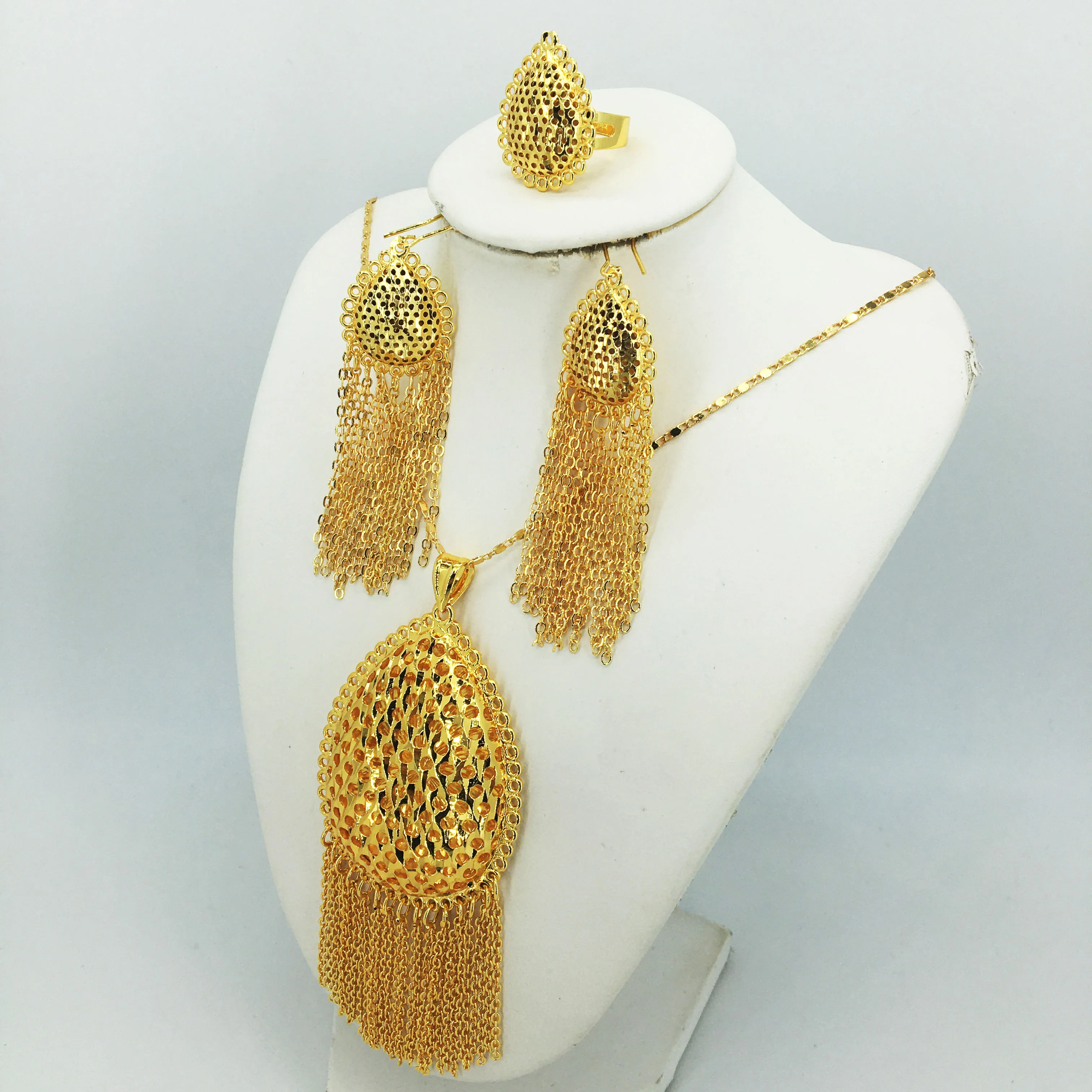 Ювелирная коллекция ювелирных изделий из Южной Африки Дубая большое ожерелье