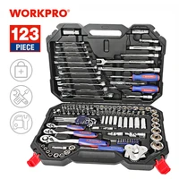 workpro 14 164pc tool set hand tools for car repair ratchet spanner wrench socket set professional car repair tool kits