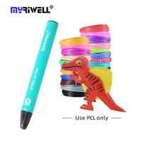 myriwell 3d pen usb charging gravity sensing smart auto flow for kids child safe low temperature 1 75mm pcl filament smooth draw