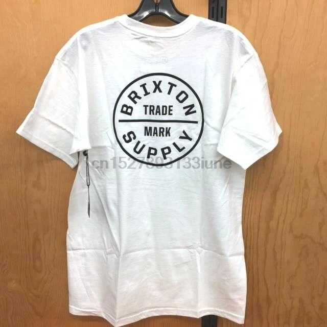 BRIXTON клятва стандартная Футболка Белый msp24| |