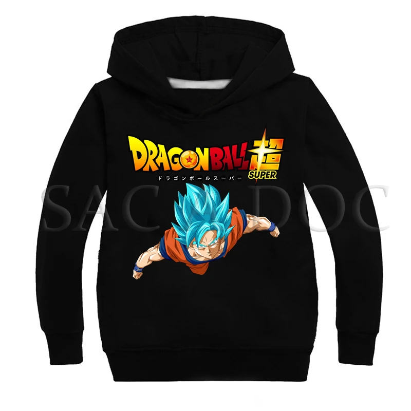 Hoodies 8 Модные толстовки с капюшоном с принтом «Жемчуг дракона»; толстовки для маленьких мальчиков и девочек; детские зимние тонкие топы с длинными рукавами; детская повседневная одежда - Цвет: Hoodies 8