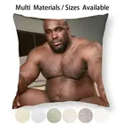 Нагрудный чехол для подушки для мужчин, наволочка для подушки, хлопковая льняная наволочка для льняных подушек, парень, Барри Вуд, черный парень, черный человек, Забавный