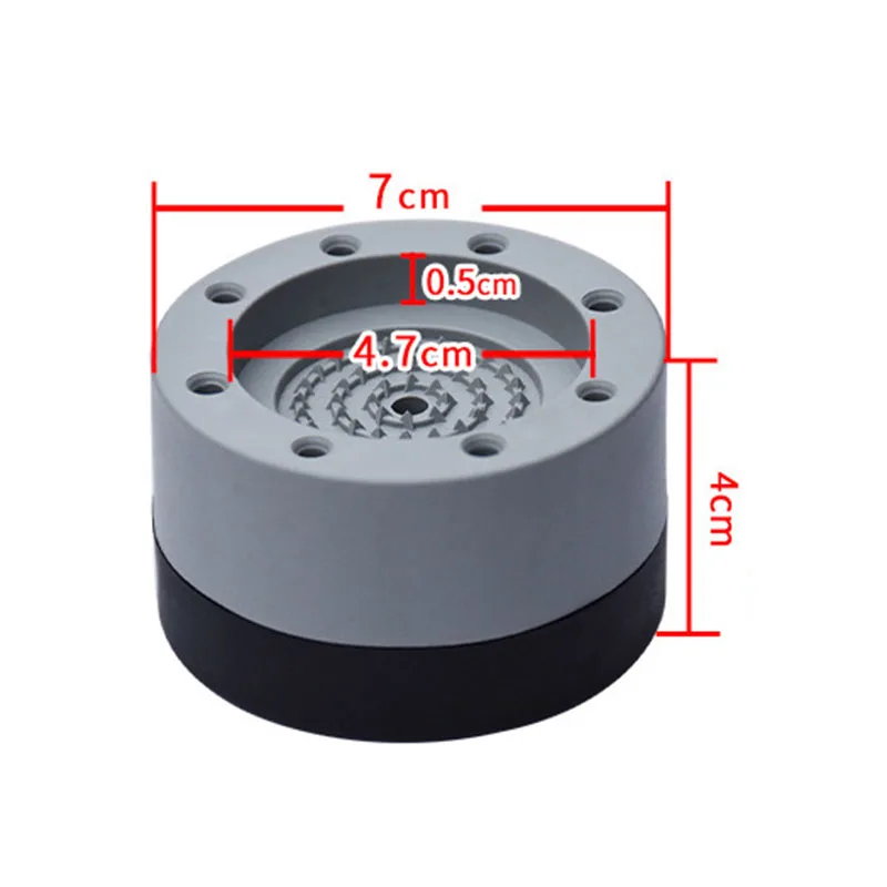 4PCs of Anti Vibration Pads Washing Machine Silent Rubber Feet Refrigerator Base Fixed Non-slip Foot Pad Bracket Accessories - купить по