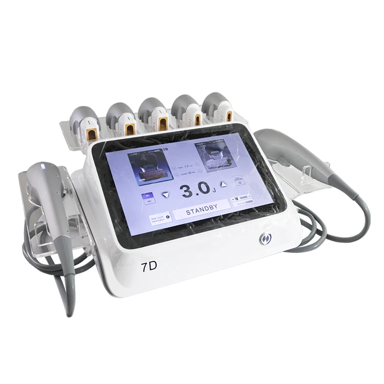 

Desktop ultrasound 7d hifu wrinkle removal face lifting body slimming 7D hifu machine