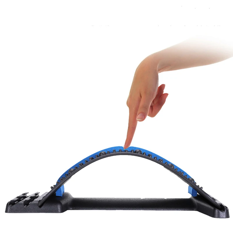 

Back Support Stretcher Extender Massager Lumbar Adjustable Portable for Home P9